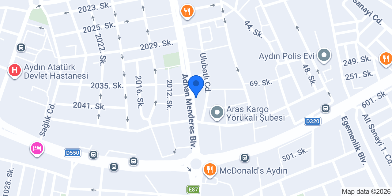 Özgür Atik Saç Kaynak Peruk Merkezi konumu