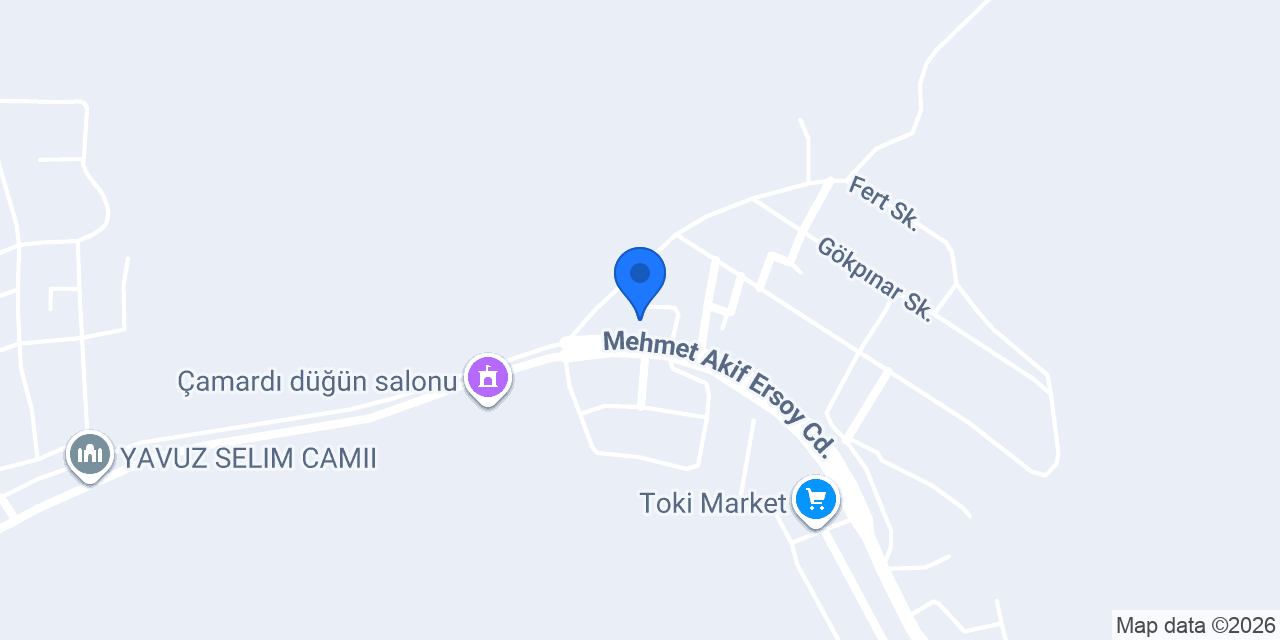 TOKİ Petek Pastanesi konumu
