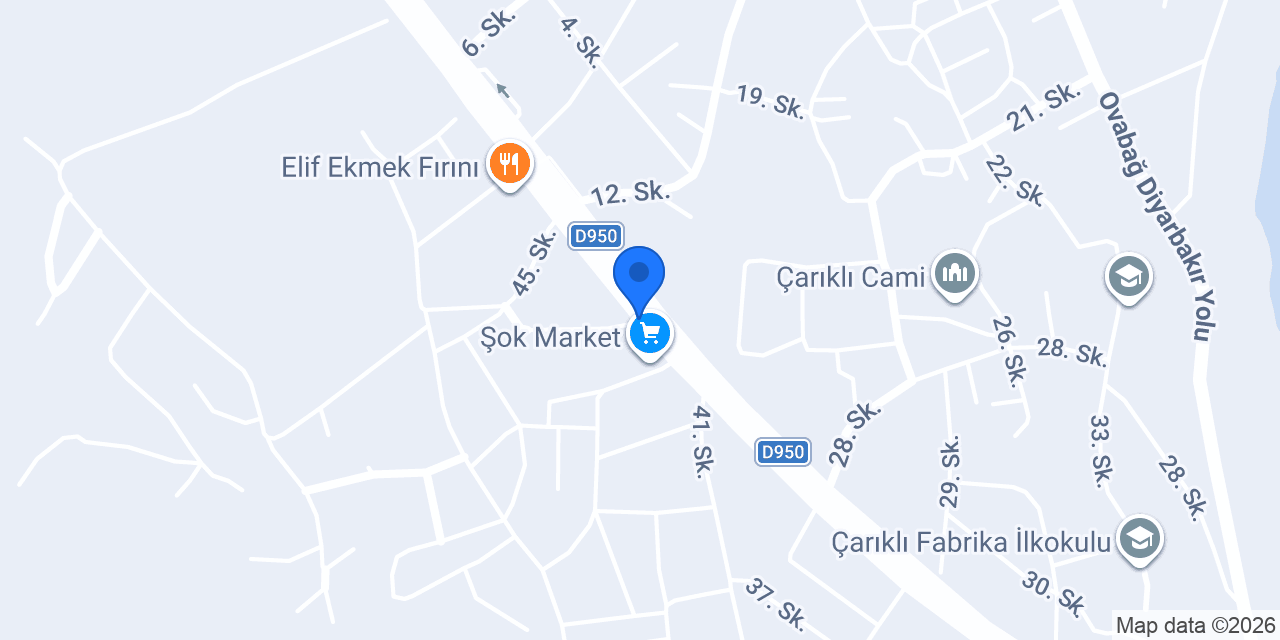 Marfedo dondurma ve baklava konumu