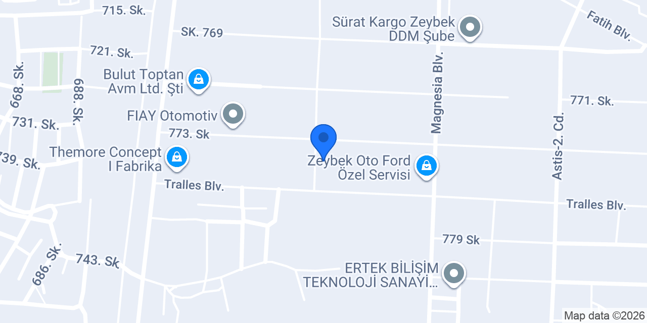 Meşe Dekor konumu