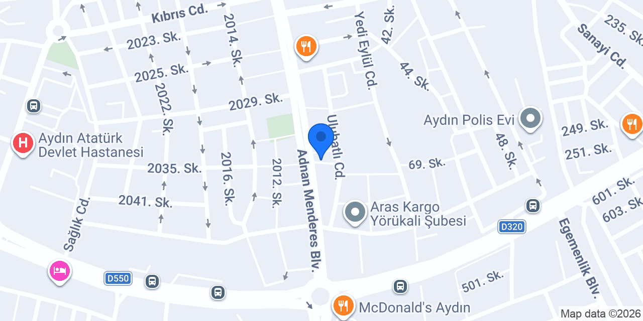 Ege Çiçekçilik konumu