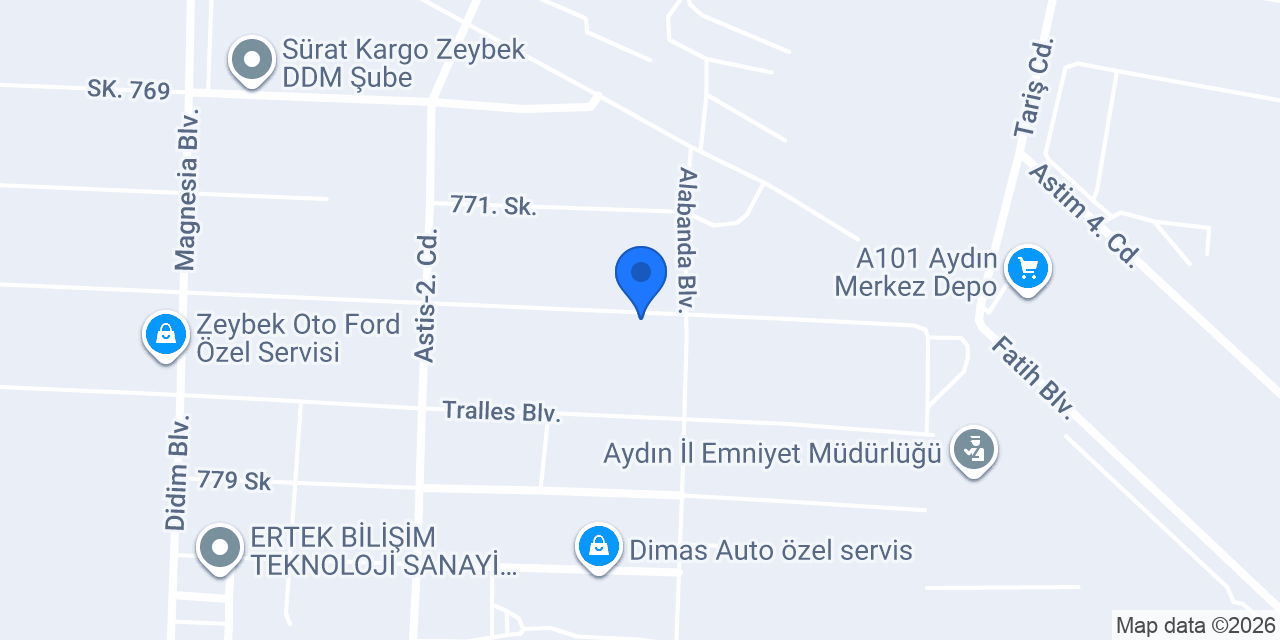 Fab- Fatih Mak. San. Tic. Ltd. Şti. konumu