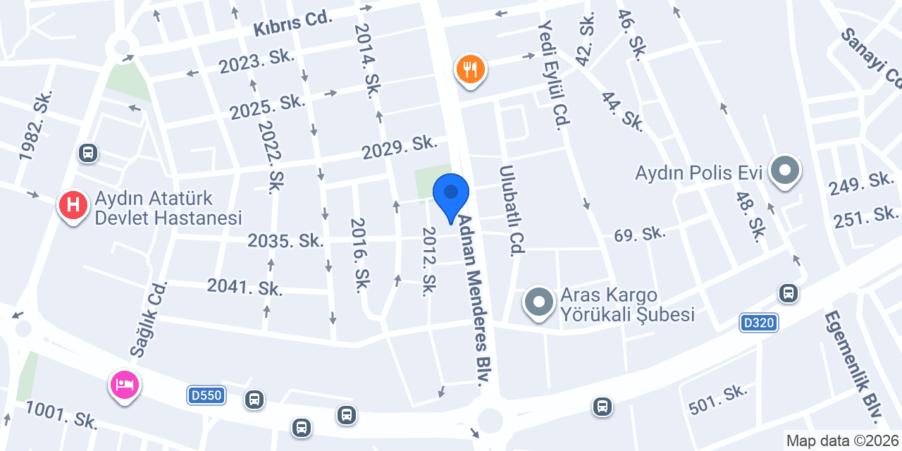 Bora & Bora Avukatlık Bürosu konumu