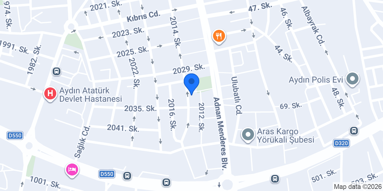 Öz Efeler Sürücü Kursu konumu