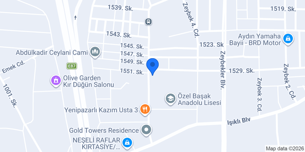 Faruk Yavuz Kuaför konumu