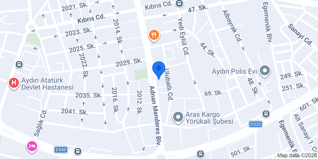 Aydın Carmen Çiçekçilik konumu