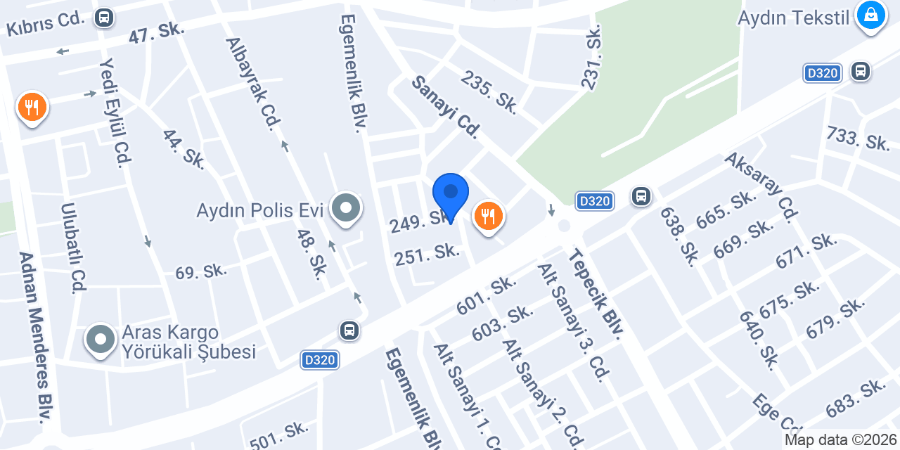 SANAYİ KEBAPÇISI konumu
