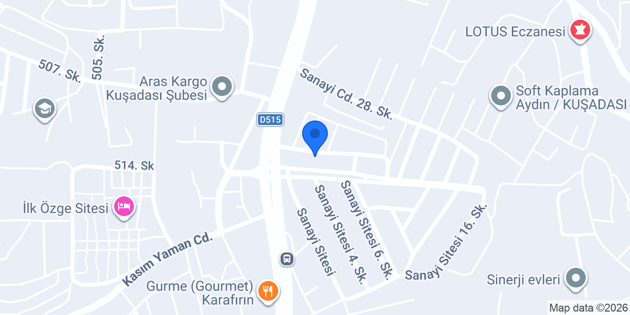 Global Otomotiv Checkstar Servis konumu