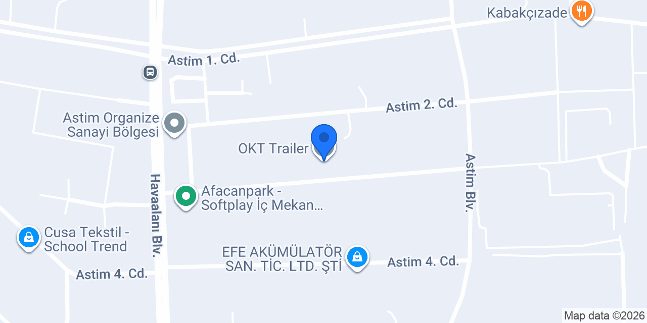 OKT Trailer konumu