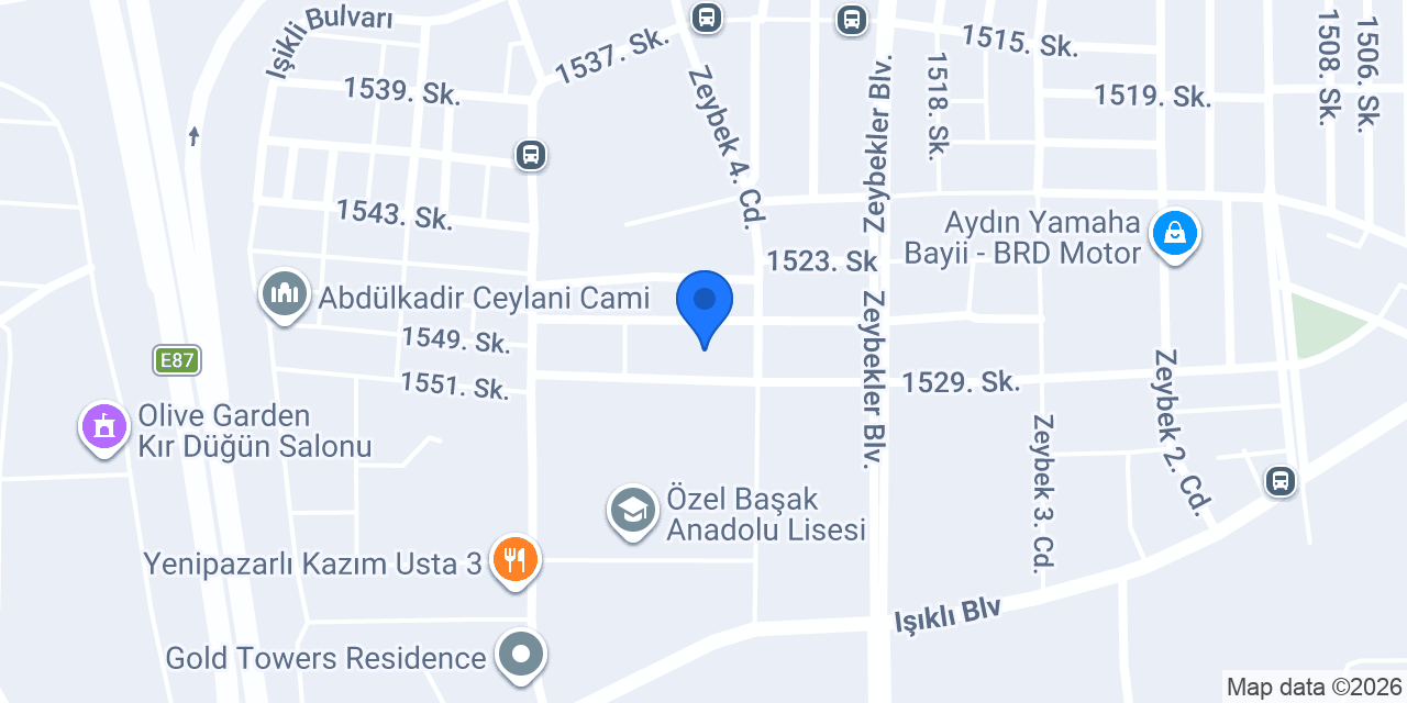 Özel kırmızı balon anaokulu konumu