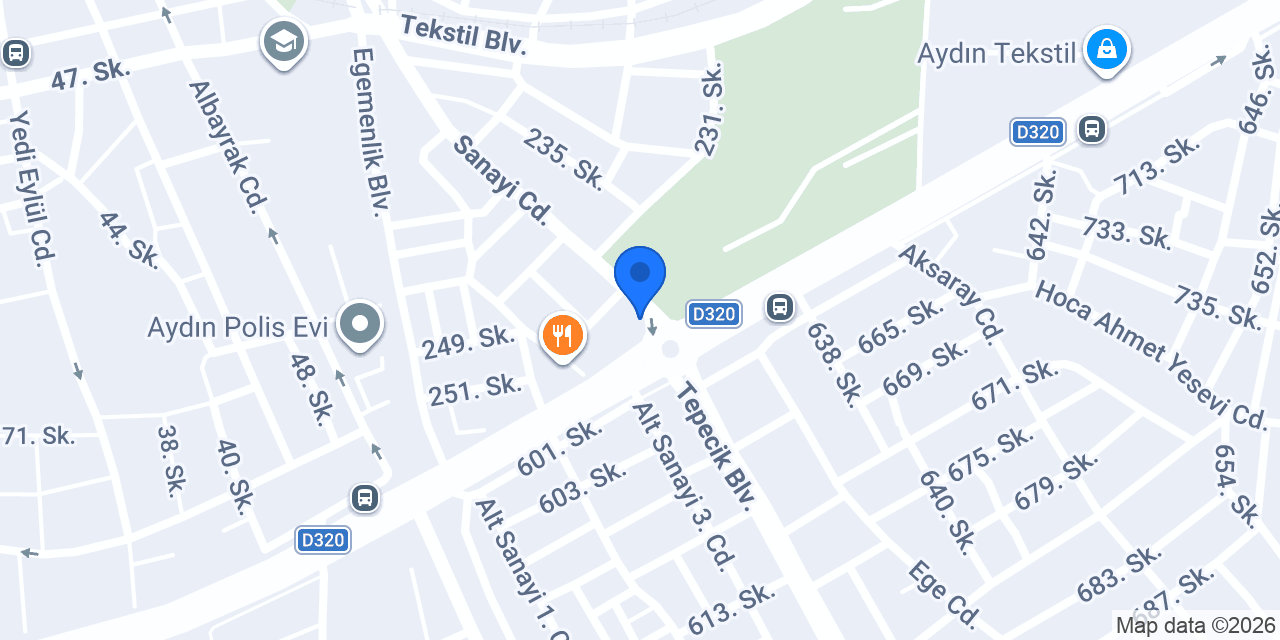 Kalender Motor - Aydın konumu