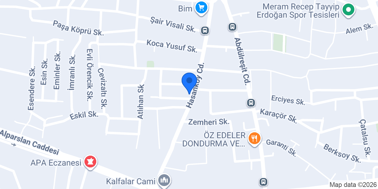 Atalay Etliekmek & Döner konumu