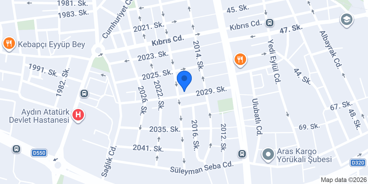Halk Market konumu