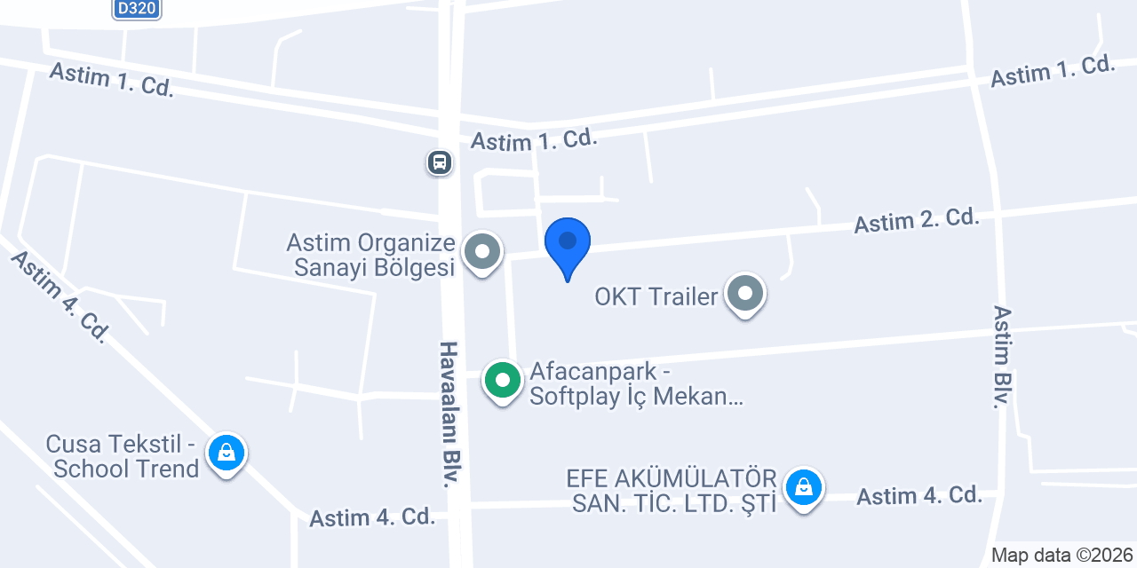 TAN MUTFAK MAKINA, GIDA SAN. VE TIC. LTD. STI. konumu
