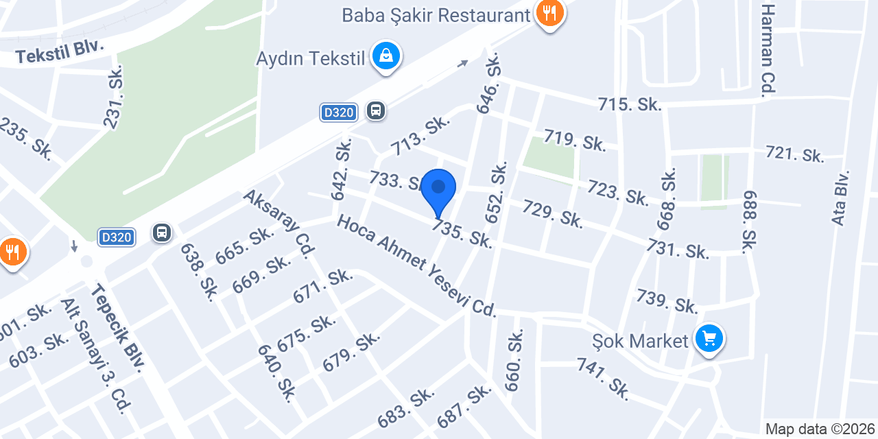Aydın Elektrikçi - Aydın Çağdaş Elektrik konumu