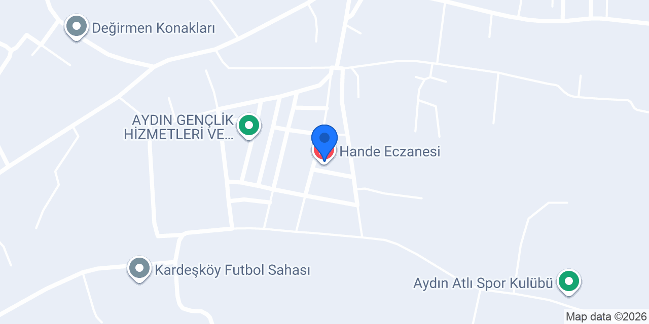 Hande Eczanesi konumu