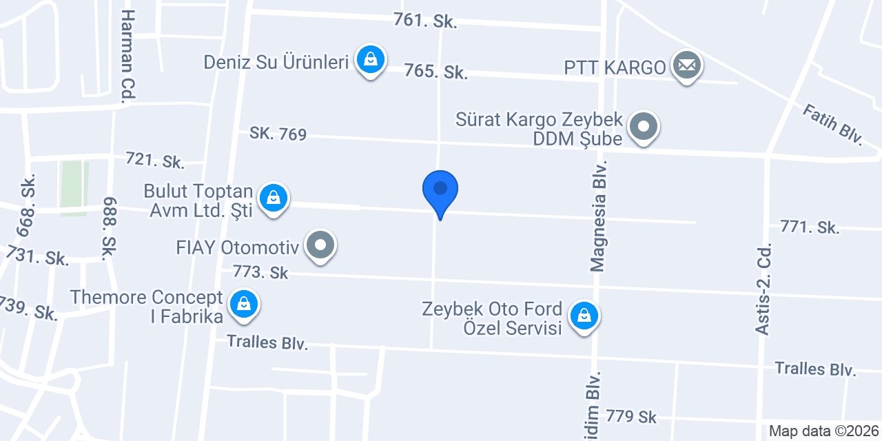 Rekay Otomotiv konumu