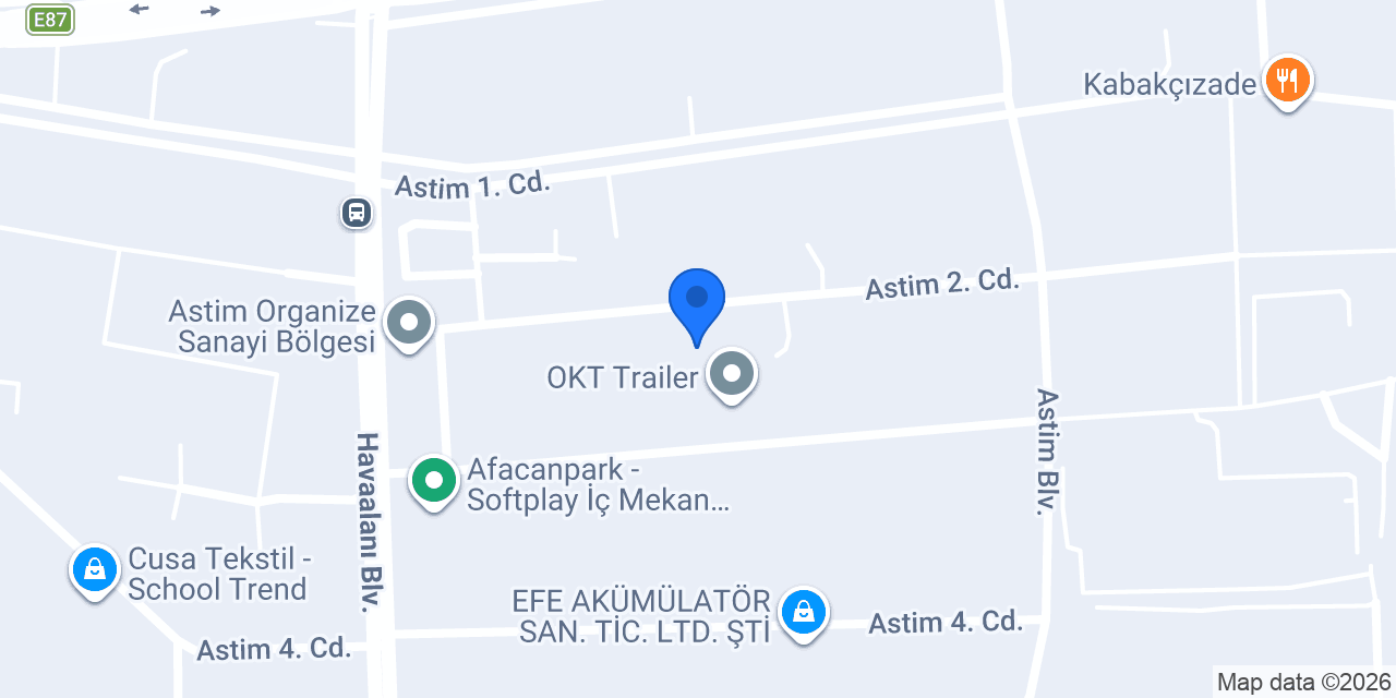 Aderka Çelik Kapı konumu