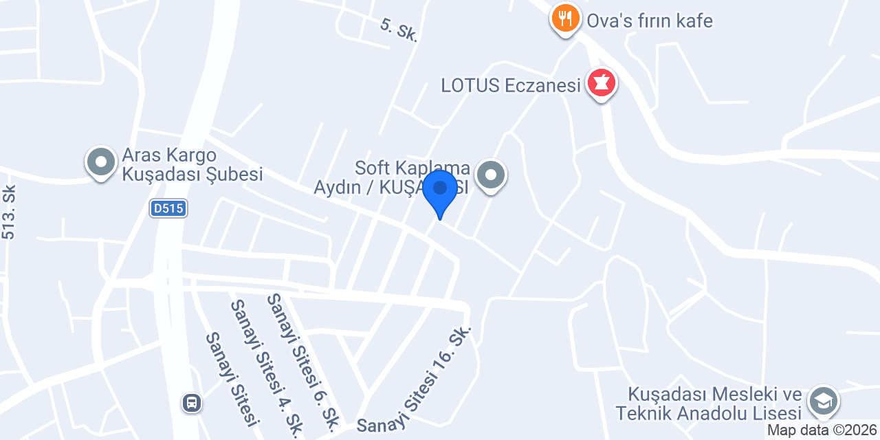 Egepen Kuşadası konumu