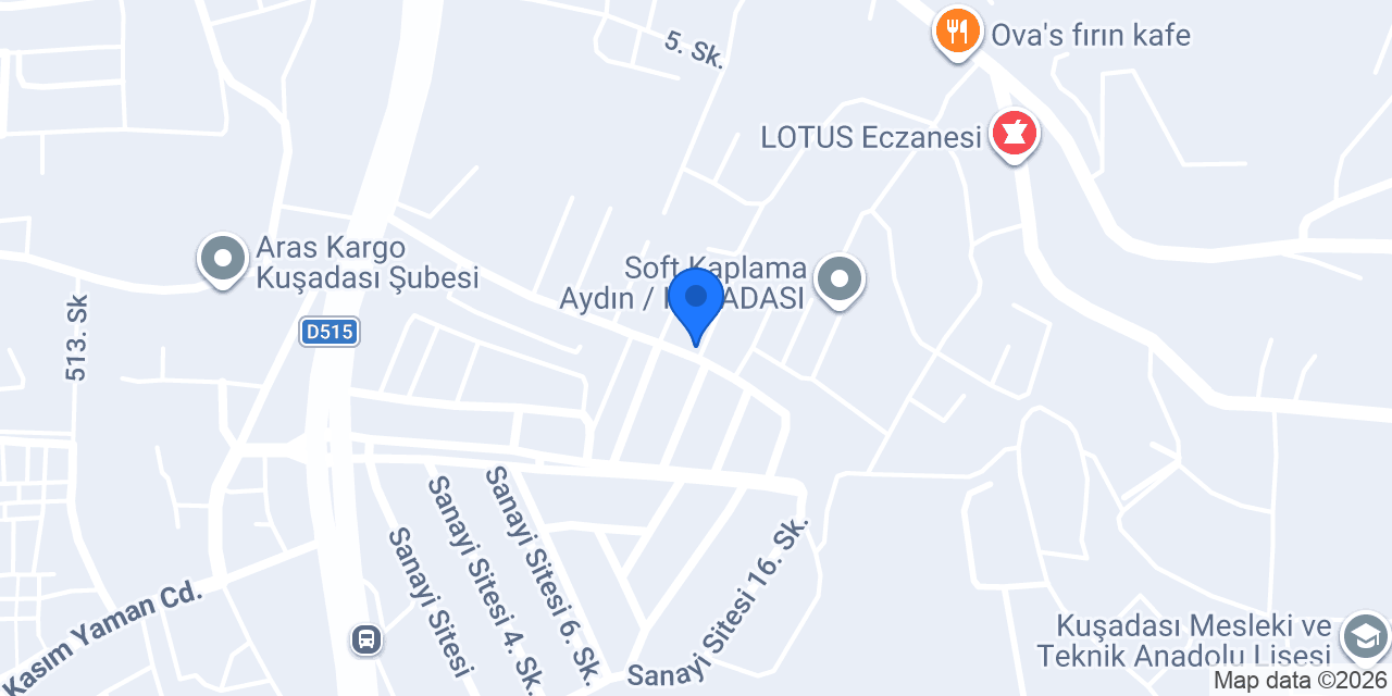 Kuşadası Oto Anahtar konumu