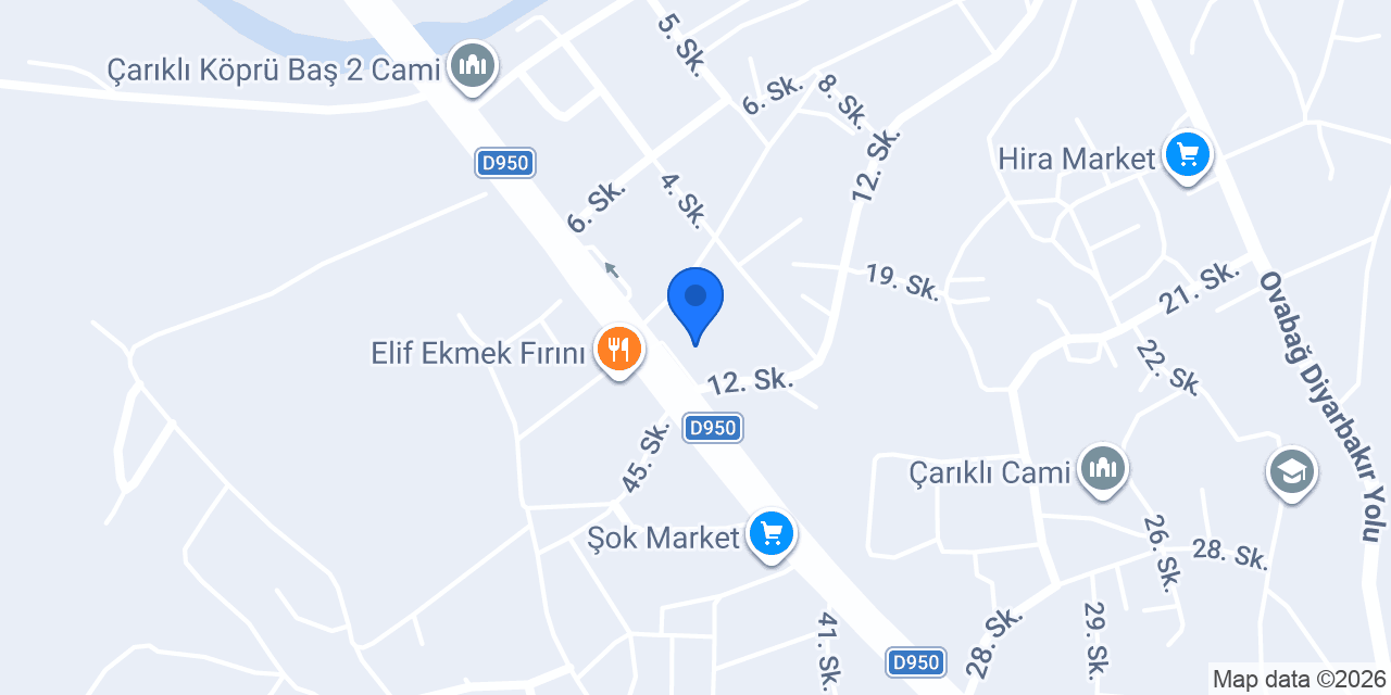 Dost Eczanesi konumu