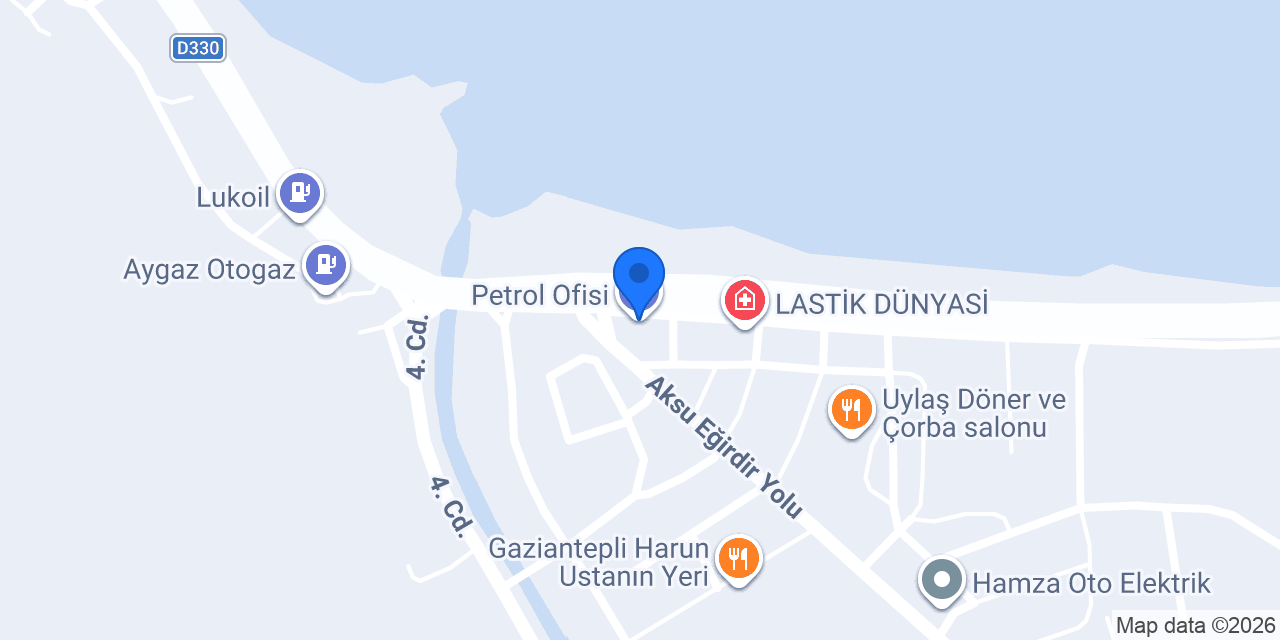 Petrol Ofisi konumu