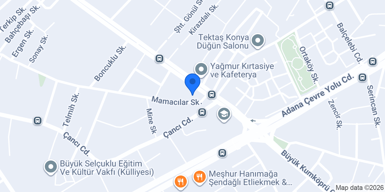 Meşhur Tekbaş Döner konumu