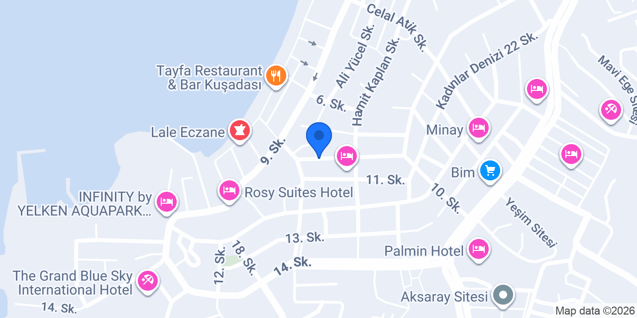 Kuşadası Sineklik - Davutlar yapı sineklik konumu