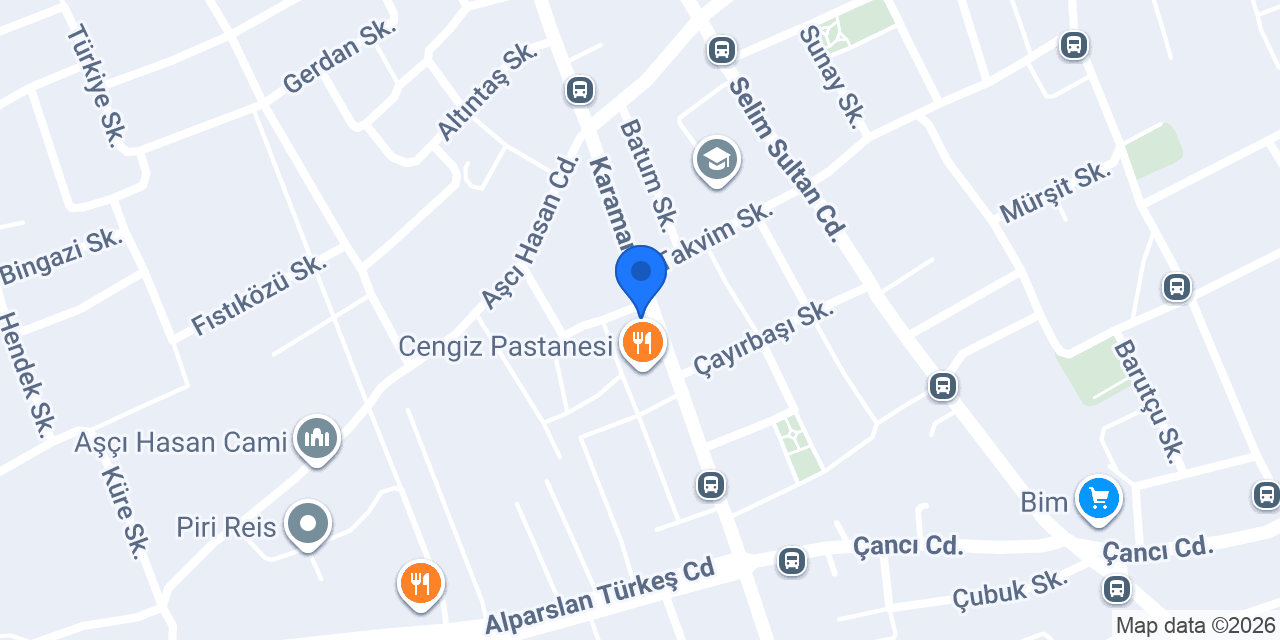 Antalya Şöleni Pastanesi konumu