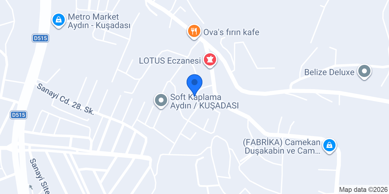 Kuşadası Marangoz Ada Şahin Mobilya konumu