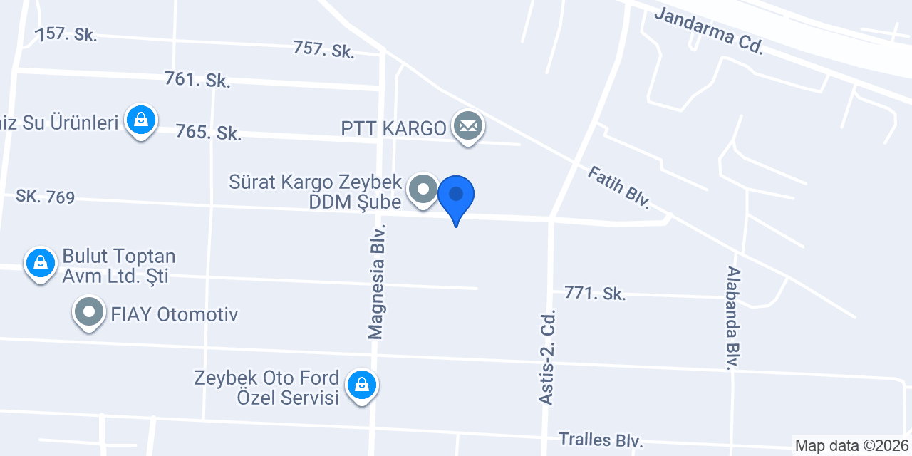 Oto Mert Isuzu konumu