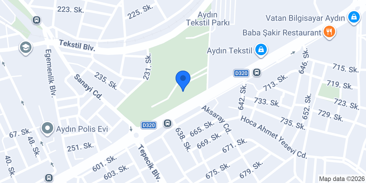 Romesta Coffee Co. Aydın Tekstil Park konumu