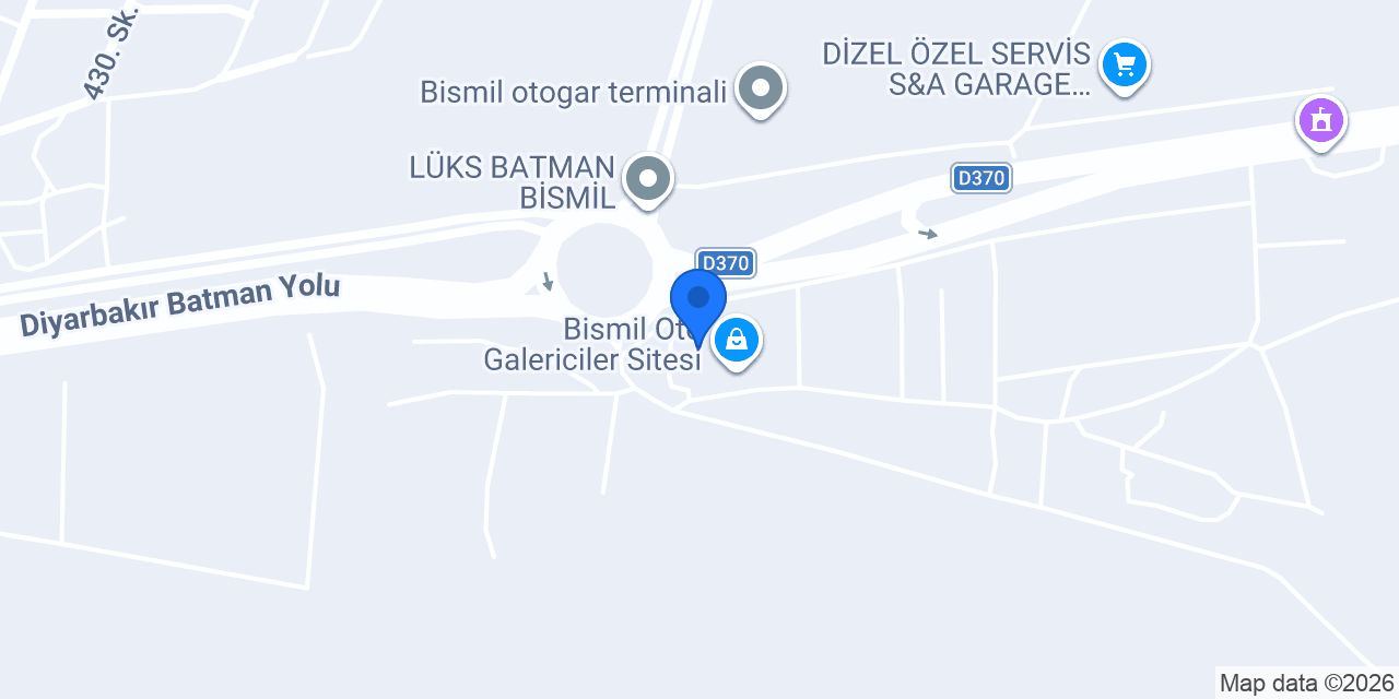 GÜLEROĞLU OTOMOTİV konumu