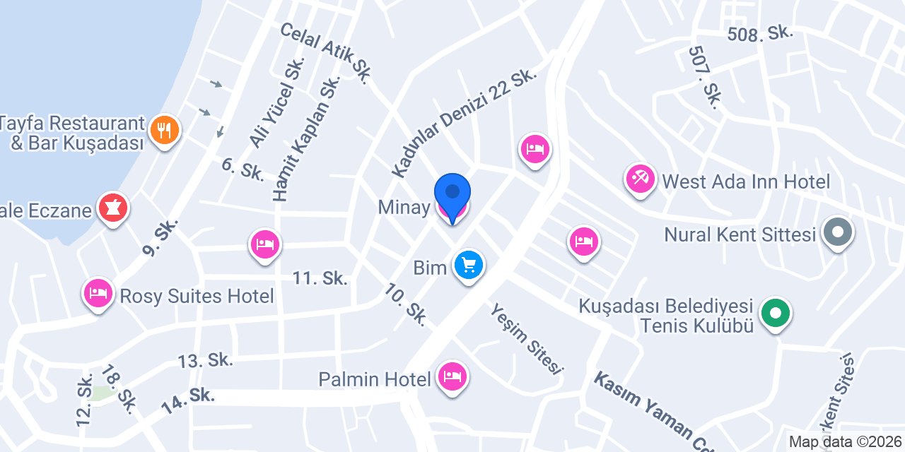 Minay konumu