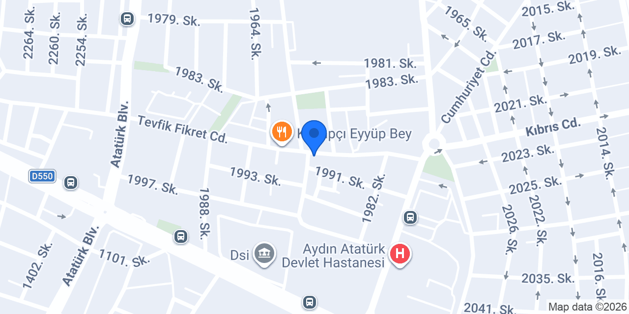 Derya Bay-Bayan Kuaför Salonu konumu