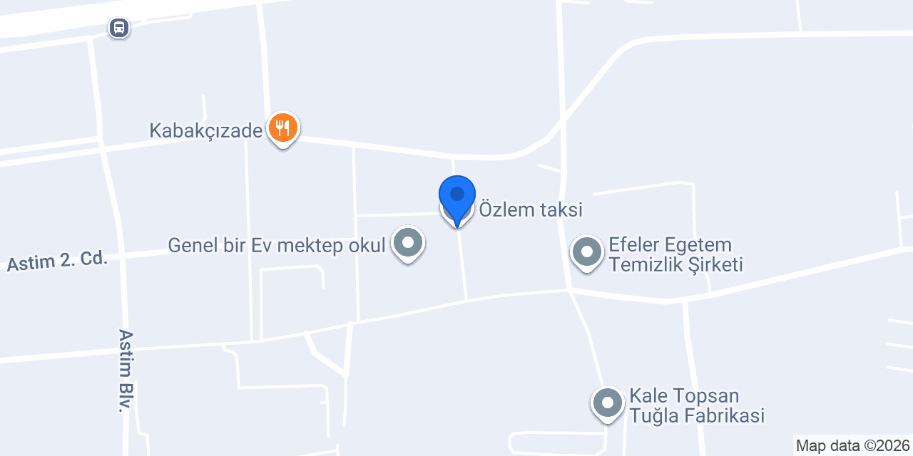 Özlem taksi konumu
