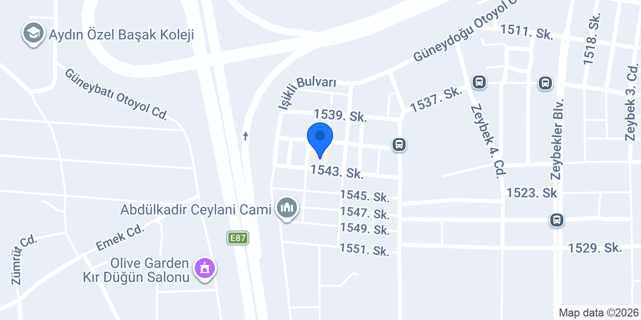Aydın Gülçiçek Hatun Öğrenci Yurdu konumu