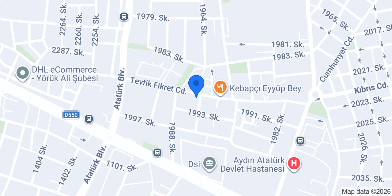 ParkVet Veteriner Kliniği konumu