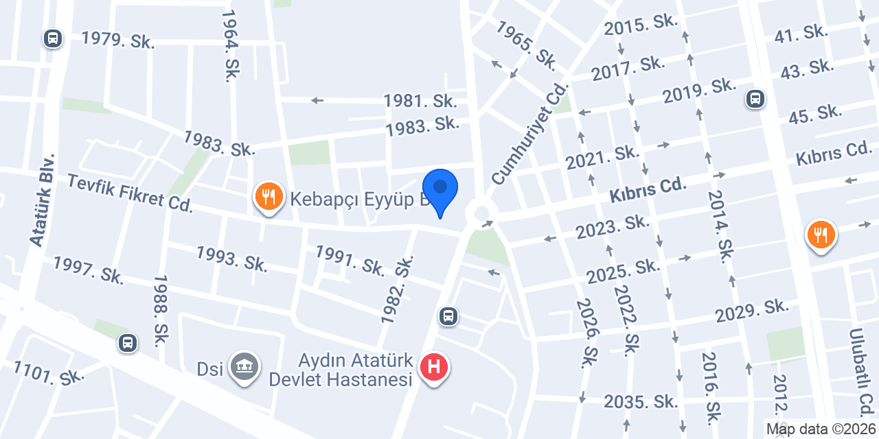 Çengel optik AYDIN konumu