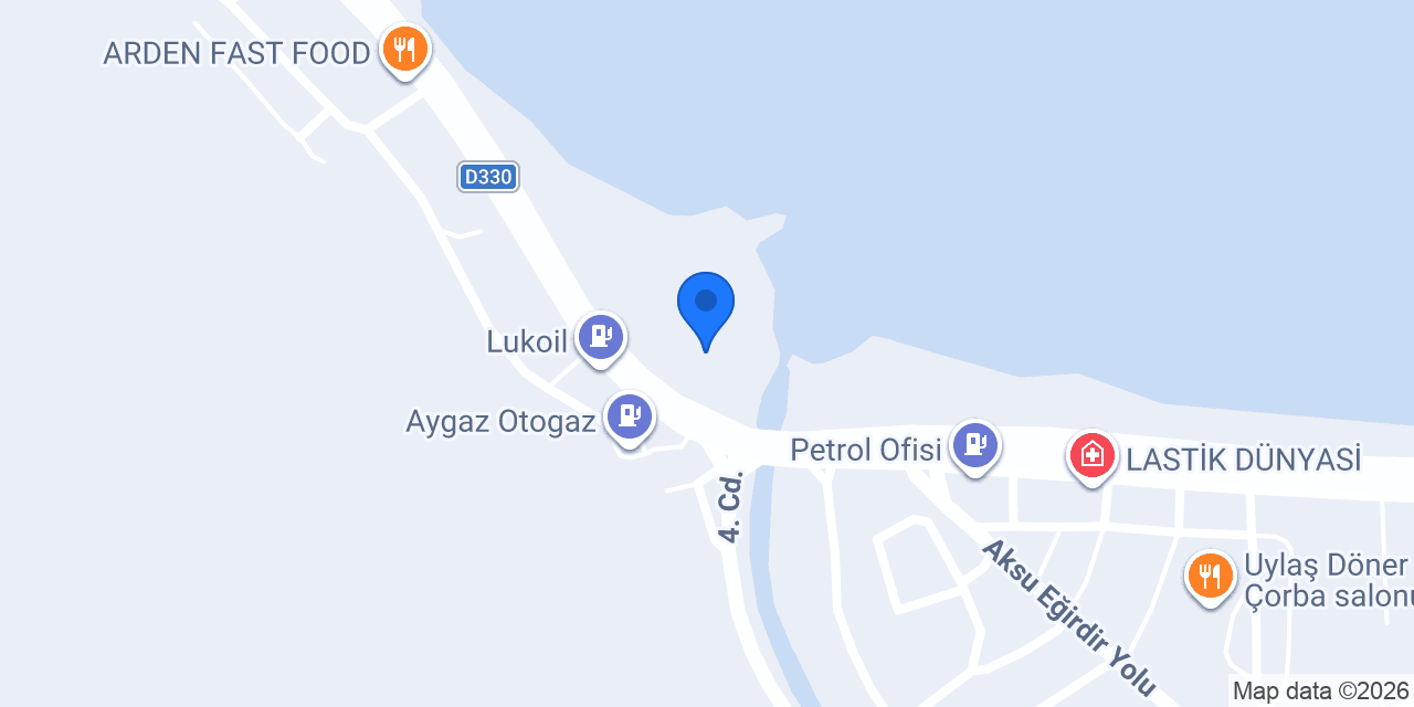 Tuğrul Hafriyat Eğirdir-Isparta konumu
