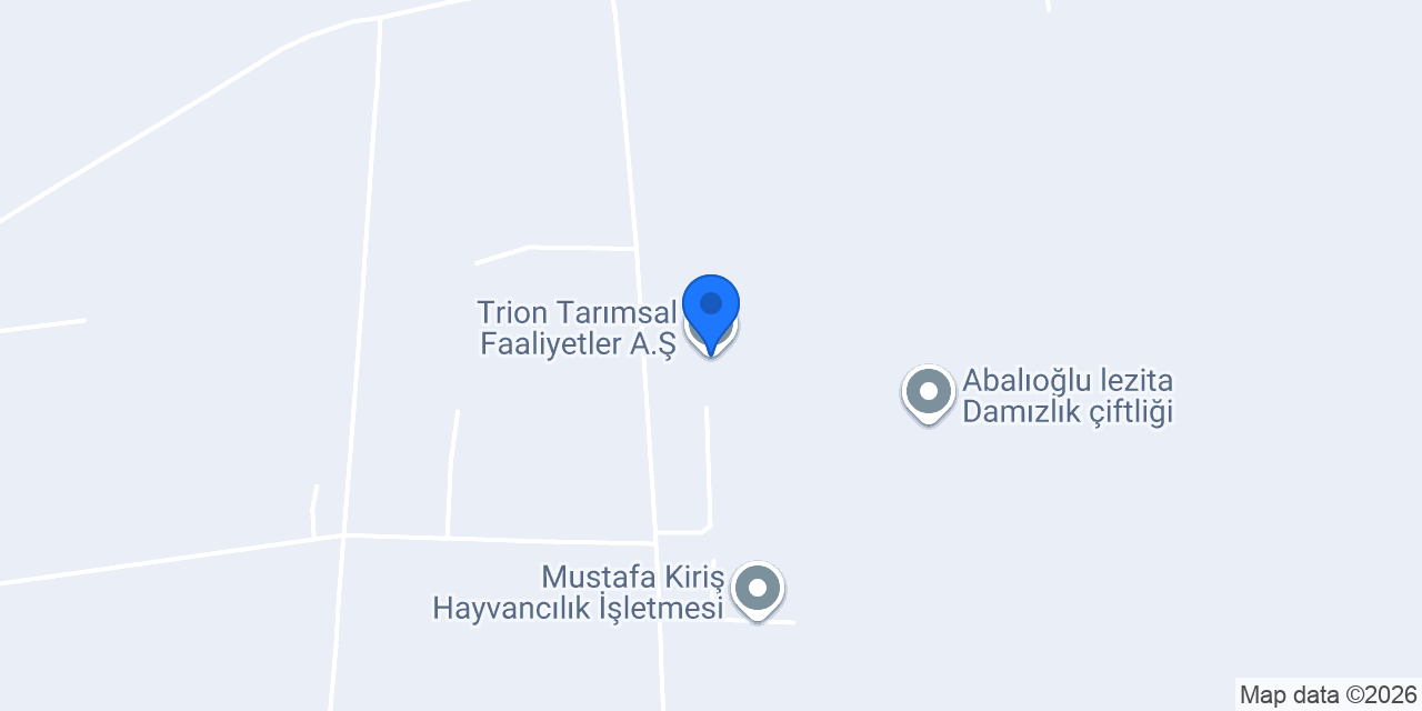 Trion Tarımsal Faaliyetler A.Ş konumu