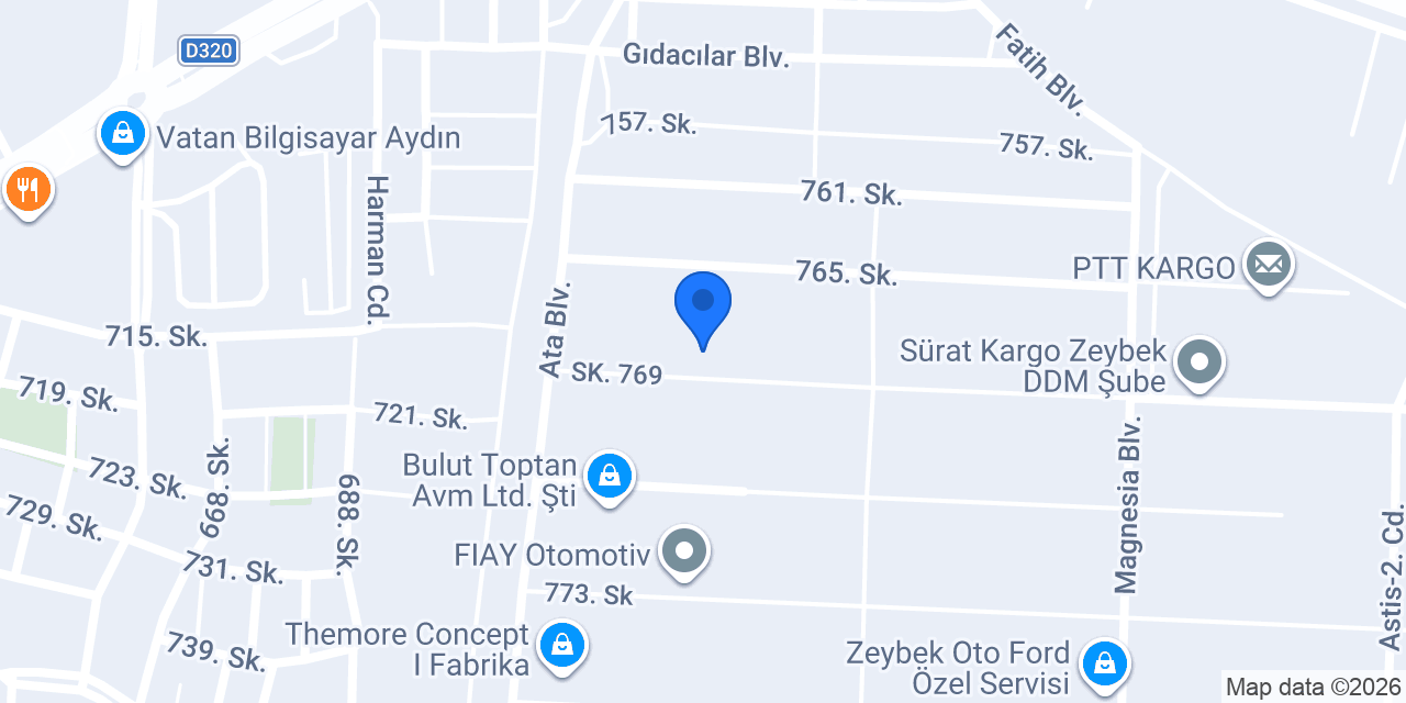 Yörem Hijyen & Haşere Market konumu