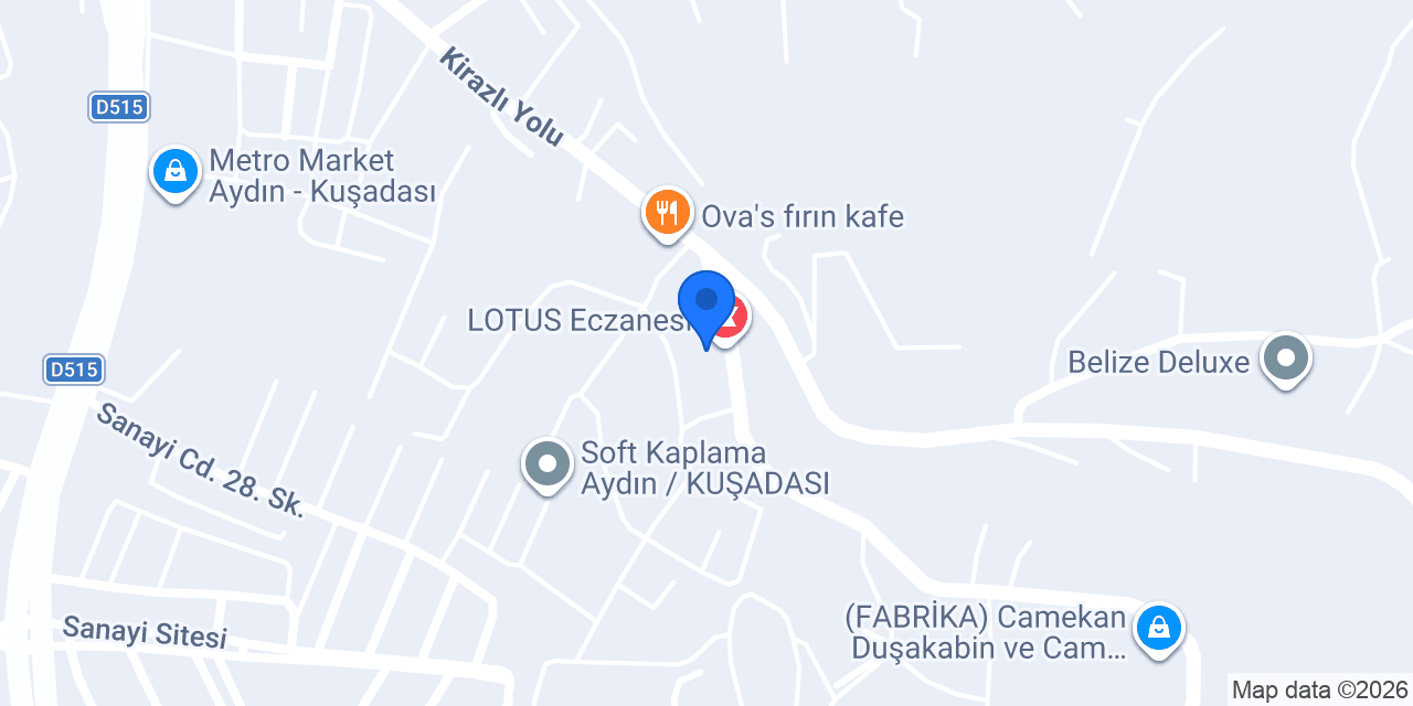 LOTUS Eczanesi konumu