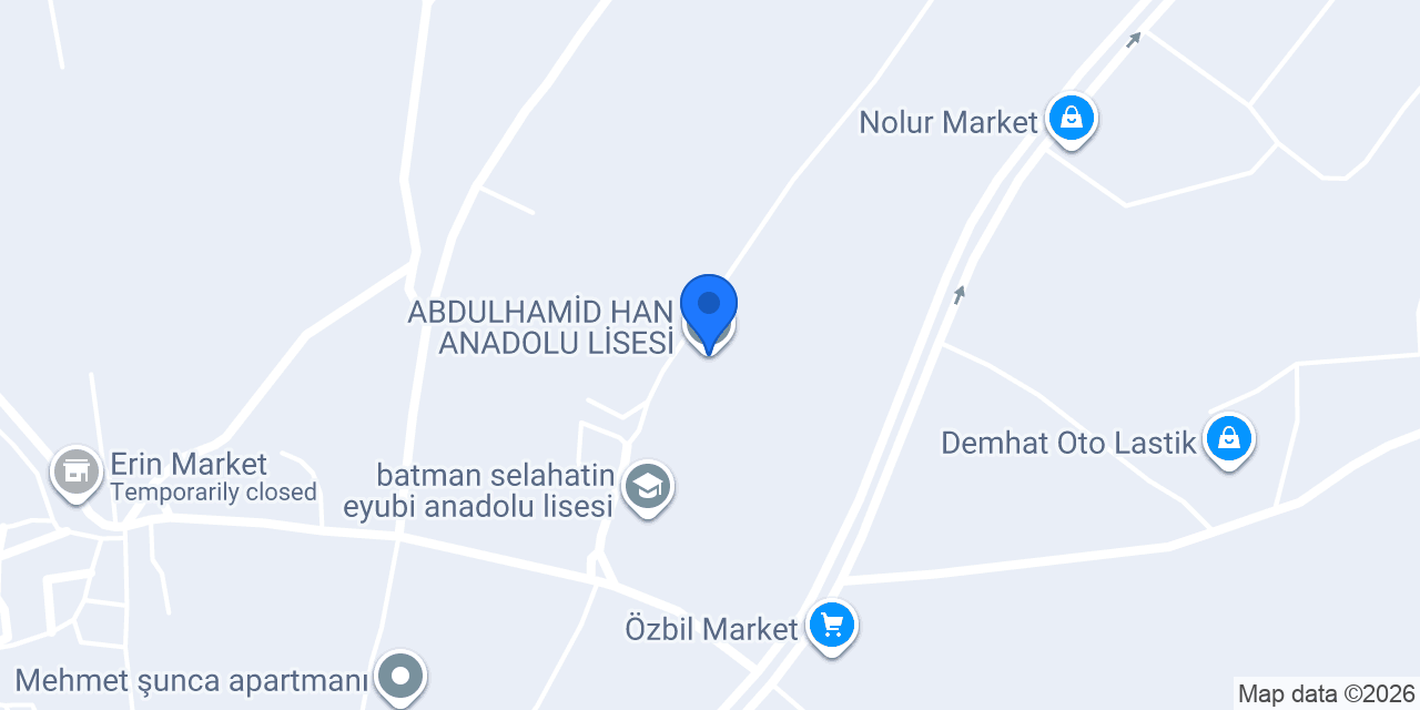 ABDULHAMİD HAN ANADOLU LİSESİ konumu