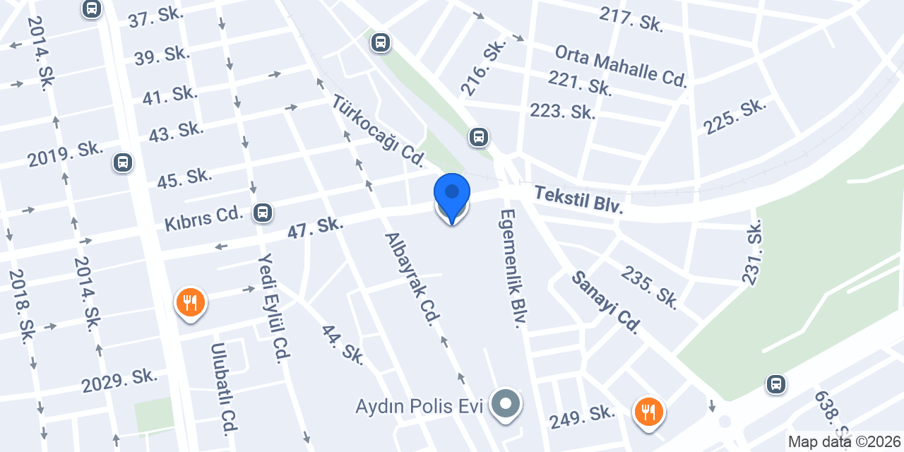 Efeler Ortaokulu konumu