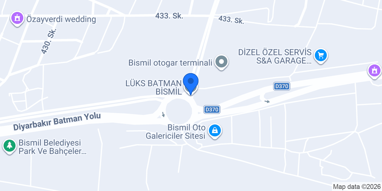 LÜKS BATMAN BİSMİL konumu