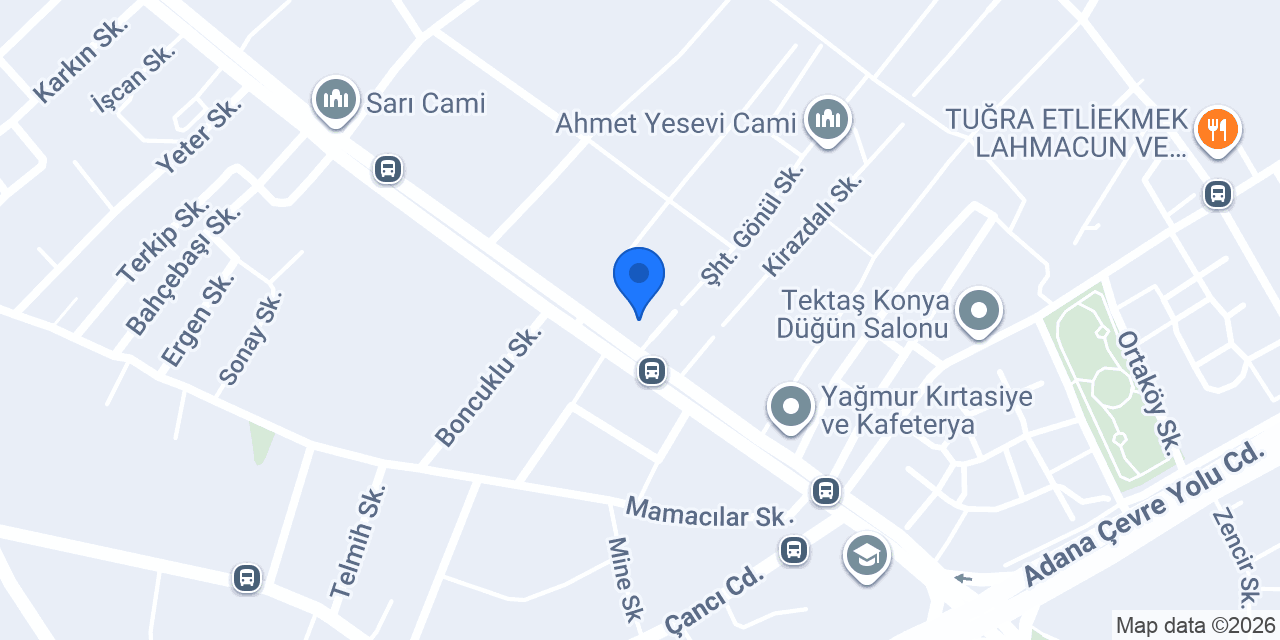 SOSLU DÖNER MENGENE konumu