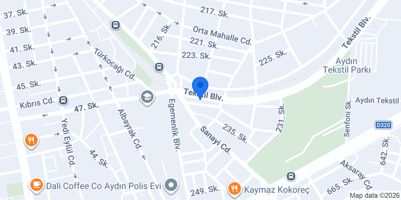 Paker Duşakabin konumu