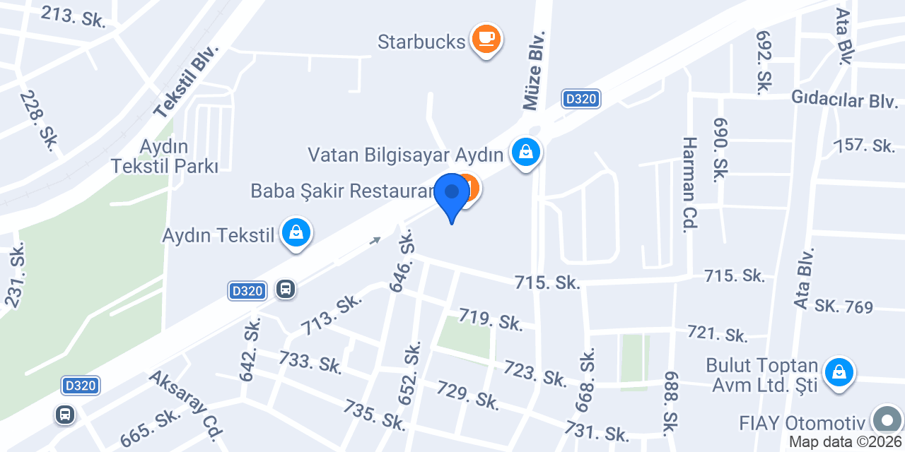 ebebek Aydın Marmara Caddesi konumu