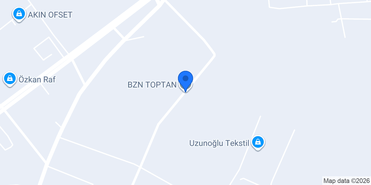 BZN TOPTAN konumu